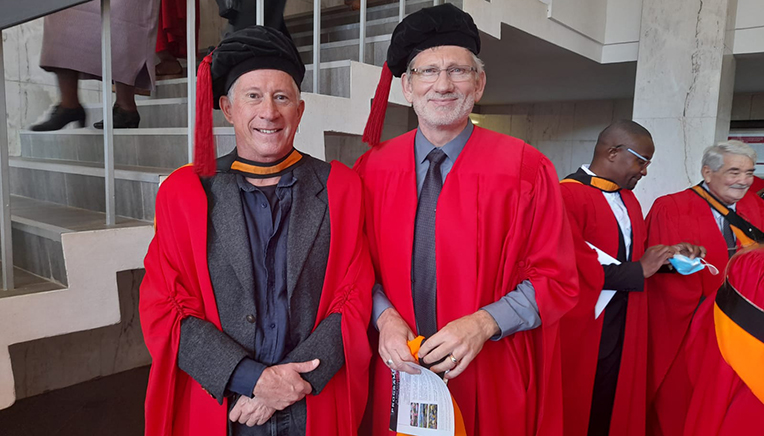 Prof Henning Pieterse and Dr Chris Vorster
