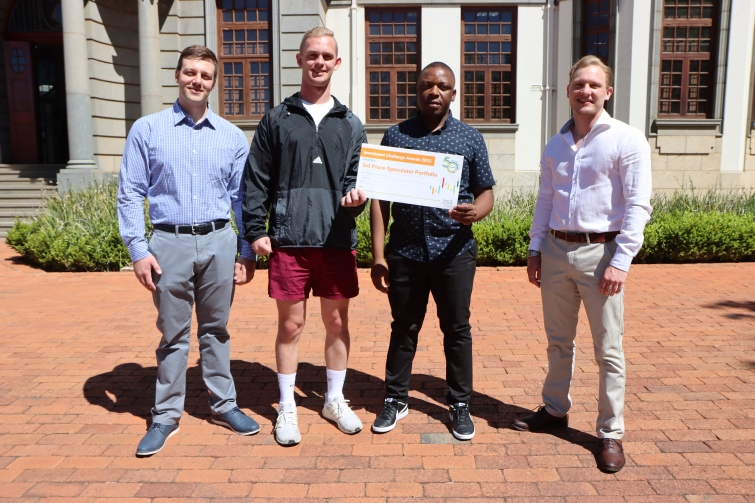 Dawie Bekker, William Oosthuysen, Dr Edson Vengesai, Divan Koch and Keith Tarr