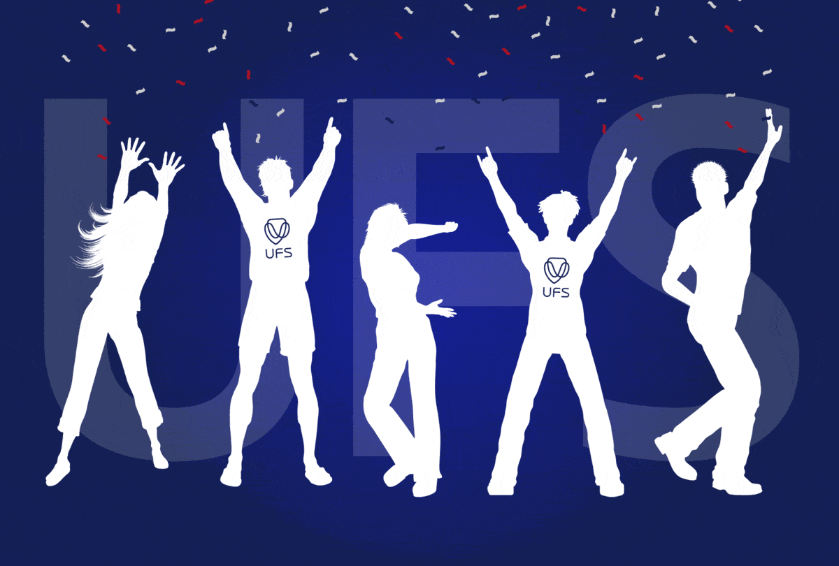 UFS - Celebrating and dancing