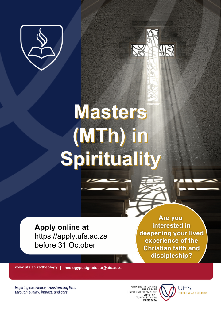 Postgraduate_programmeMasters (MTh) in Spirituality