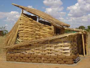 Description: A hut built using earth construction techniques. Tags: department of architecture, architecture, UEC, unit for earth construction, earth construction, construction
