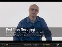 Prof Theo Neethling introduction: video Prof Theo Neethling introduction: video
