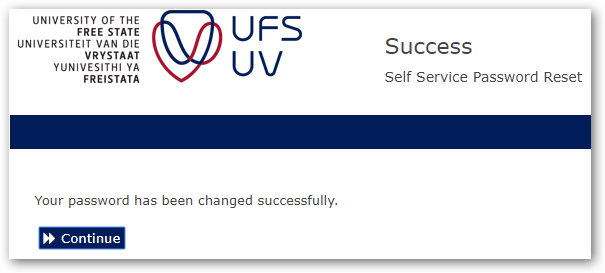 password changed password changed
