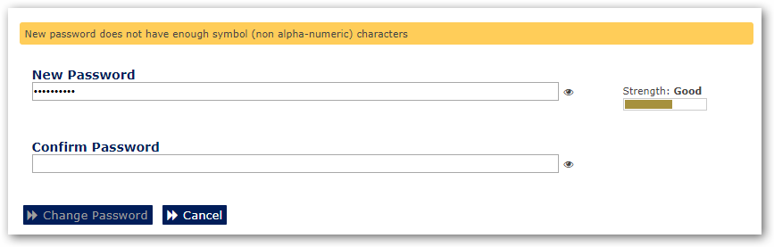requirements not met requirements not met