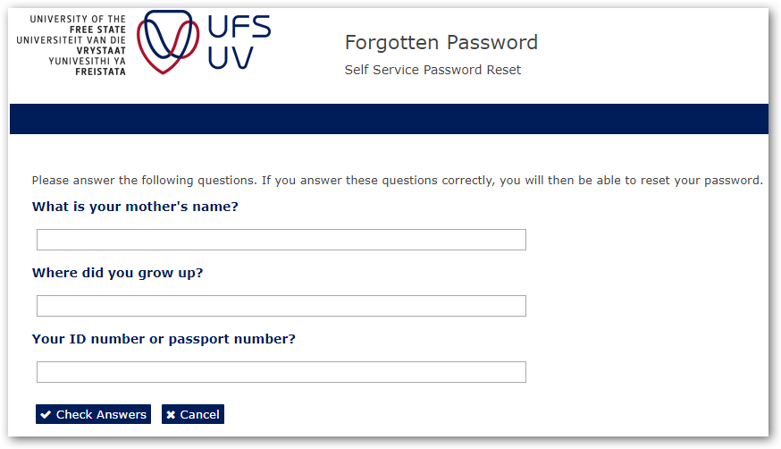 security questions security questions