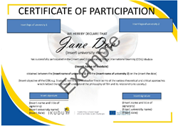 Certificate of Participation